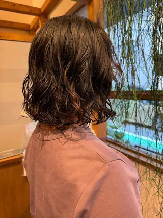 パーマ ENIF　大島 芽生のヘアスタイル