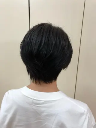 ショート カラー 韓国風カット osugiのヘアスタイル