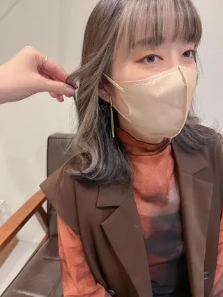 ミディアム カラー カラーパティシエ facce🌼ikoのヘアスタイル