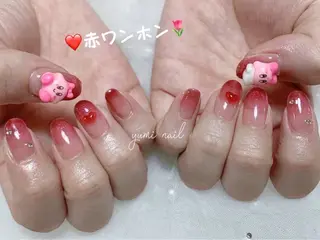 ネイル 𝐲𝐮𝐦𝐢🎀 長さ出しデザイン専門のネイルデザイン