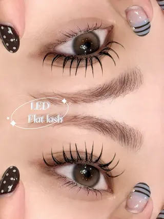 マツエク・マツパ 韓国まつげ🩶美眉 /AYANEのマツエク・マツパデザイン