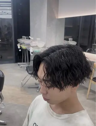 パーマ メンズ 👑メンズパーマ屋 👑/栄/馬場斗生のヘアスタイル
