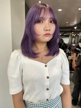 ミディアム カラー ダブルカラー🩰 CHIHIRO👒のヘアスタイル