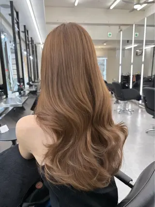 ロング カラー Ardore 韓国風カラー大阪のヘアスタイル