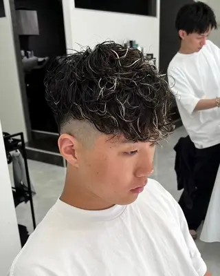 パーマ メンズ 👑メンズ/パーマ/ 小島桐弥👑のヘアスタイル