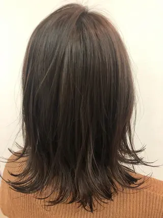 ミディアム 松本 剛成のヘアスタイル