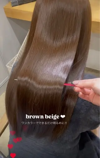 カラー miloc himekaのヘアスタイル