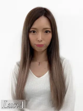 カラー ヘアアレンジ LuciA/エクステ カラーのヘアスタイル