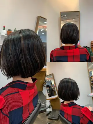 ミディアム 🎨インナーカラー が得意👍新垣⚜️のヘアスタイル