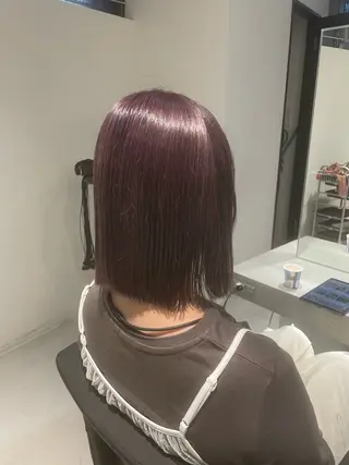 ミディアム EIGHT／栄／ 諏訪　晃平のヘアスタイル