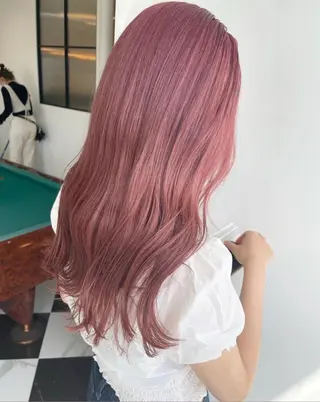 セミロング 透明感カラー× レイヤーカット✨高梨のヘアスタイル