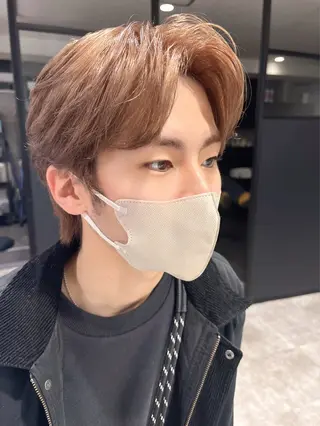 カラー メンズ 青木 奏楽のヘアスタイル