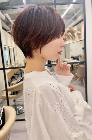 ショート 巻ける縮毛矯正/ボブ 小顔カット大和田拓夢のヘアスタイル