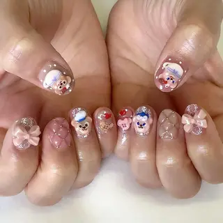 ネイル 💎🐰 saki. m 🐰💎のネイルデザイン