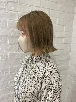 ミディアム 🍀透明感抜群🍀/ ハイトーンカラーのヘアスタイル