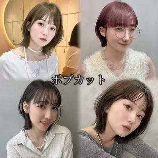 ミディアム カラー 美髪矯正🫧/ 吉田こうすけのヘアスタイル