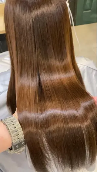 ロング カラー 美髪矯正 🌈髪質改善 山下のヘアスタイル