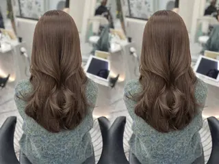 ミディアム カラー 【ブリーチなし】 吉村　清志のヘアスタイル