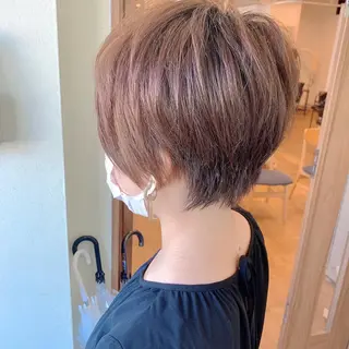 ショート NUMBER_ ユイナのヘアスタイル