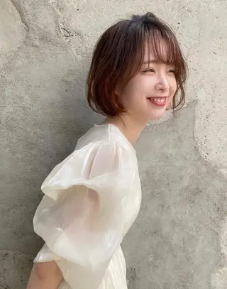 ショート カラー パーマ 似合わせ難民お任せ /レイヤー/涌井一光のヘアスタイル