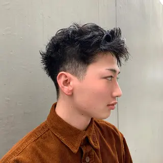 パーマ メンズ スパイキーショート/ メンズヘア/hugeのヘアスタイル
