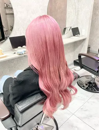 ロング 🦋ハイトーン🦋 石山 希理🦋のヘアスタイル