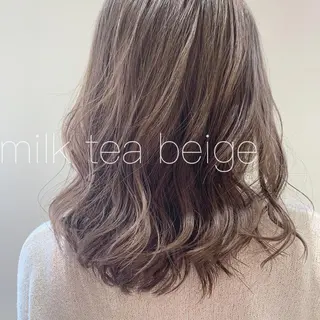 ミディアム 透明感カラー 金村真子のヘアスタイル