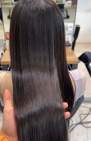 ロング まとまるボブ/縮毛矯 生🌿あおい✨のヘアスタイル