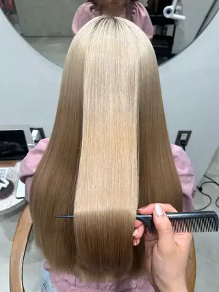 ロング 原口 桃歌のヘアスタイル