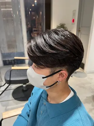 ミディアム パーマ メンズ メンズカットパーマ ✂️ JOYAのヘアスタイル