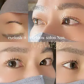 マツエク・マツパ eyelash ×  eyebrow salon Non.所属・Non. NANASEのマツエク・マツパデザイン