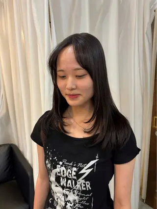 セミロング ボブ/可愛いスタイル ⠀ゆらのヘアスタイル