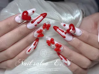 ネイル E.N🦋 長さ出し/持ち込みのネイルデザイン