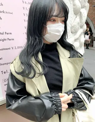 ロング カラー 樫原裕二/レイヤー カット/透明感カラーのヘアスタイル