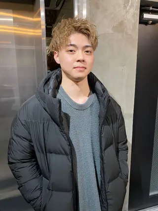 カラー メンズ Mahoメンズヘア 🦋デザインカラーのヘアスタイル