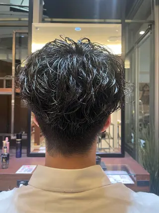 パーマ メンズ FURUSHO梅田所属・【メンズ限定】原 唯登のヘアスタイル
