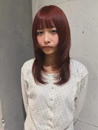 セミロング カラー Juna✂️ レイヤー / ボブのヘアスタイル