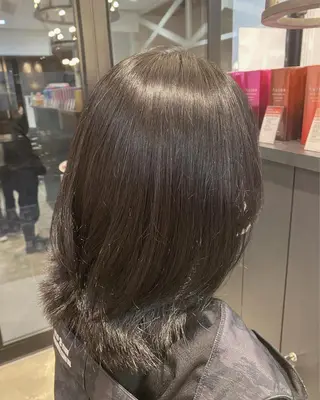 セミロング 柴田 枝利子のヘアスタイル