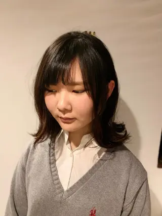 ミディアム Oasis GaRDEN 横浜店所属・🌼愛されヘア🌼 篠原優菜のヘアスタイル