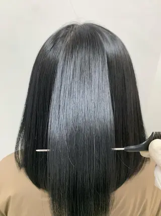 ショート I S所属・🌿透明感カラー‪ 縮毛矯正✨かずきのヘアスタイル