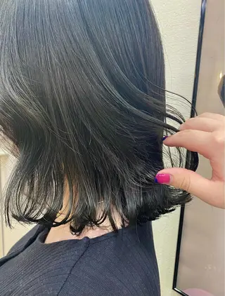 ミディアム カラー 暖色カラー/天神/ ヘイマサクラのヘアスタイル