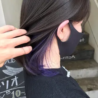 ミディアム カラー 【指名No1】飯塚 宏美のヘアスタイル