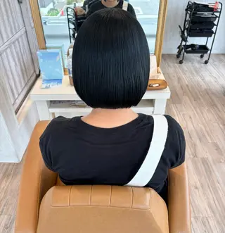 ショート カラー yui🥀/ボブ /ブリーチなしカラーのヘアスタイル