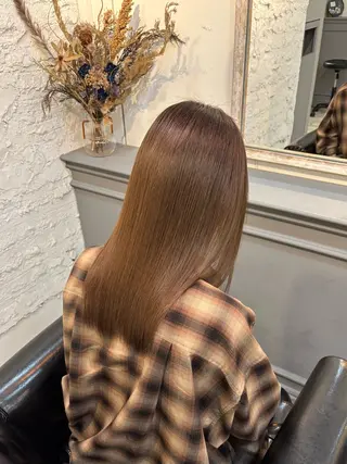 ロング カラー 関口 玲那のヘアスタイル