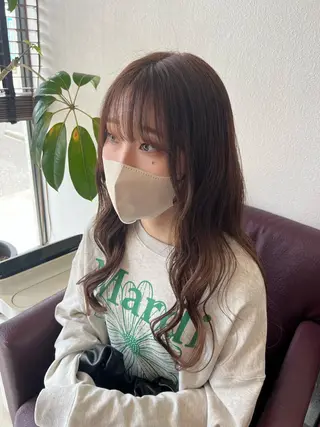 ロング カラー ヘアアレンジ ちひろ /似合わせカラーのヘアスタイル