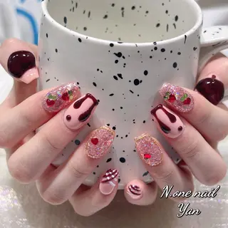 ネイル 長いだし/スカルプ/ パラシェルN.oneのネイルデザイン