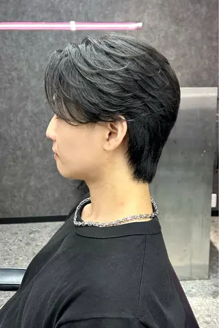 ショート カラー メンズ メンズスタイリスト 前田雄輝のヘアスタイル