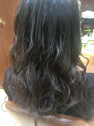 セミロング カラー ✨🌿大人可愛い愛さ れhair🌿✨松本のヘアスタイル