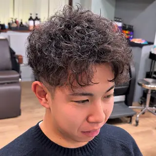 パーマ メンズ yori所属・メンズパーマ/メンズ カット/たばたよしきのヘアスタイル