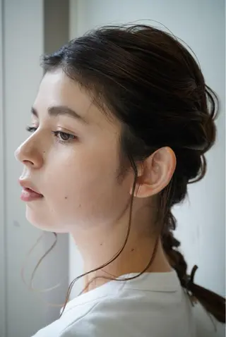 ロング ヘアアレンジ yah iroのヘアスタイル